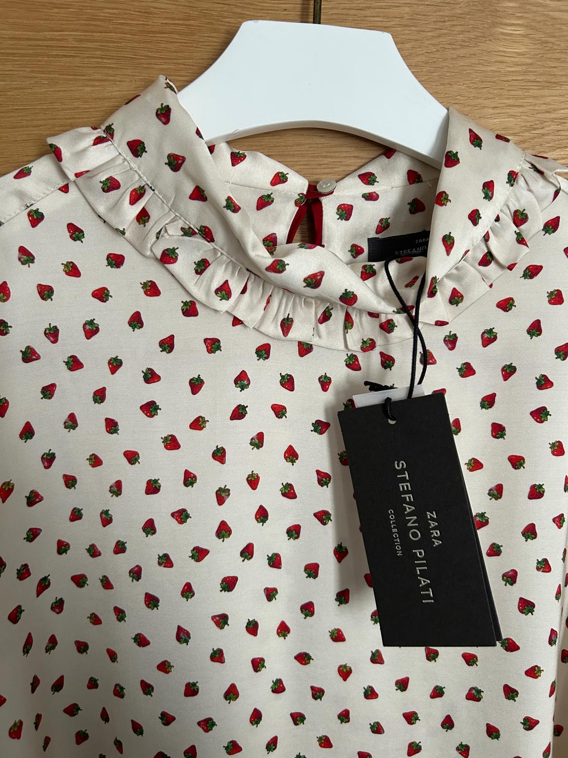 STEFANO PILATI X ZARA STRAWBERRY PYJAMA TOP - Image 2