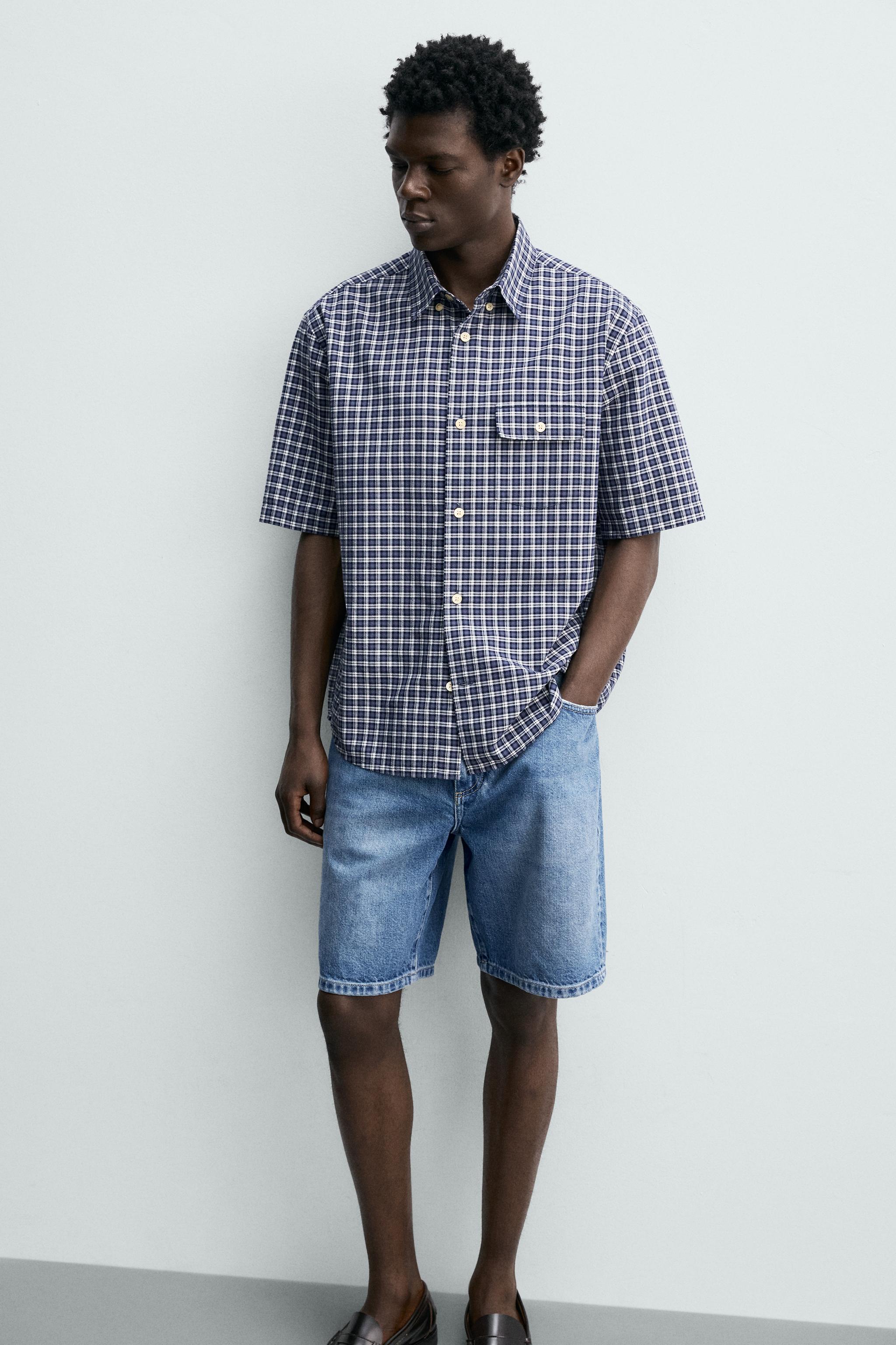 BERMUDA EN JEAN COUPE DROITE
