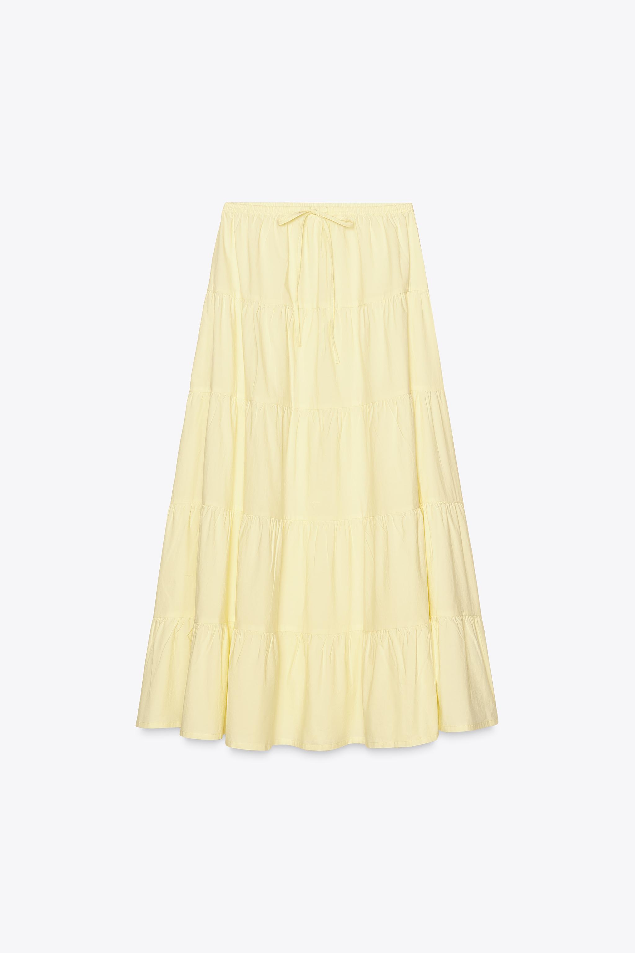 【ZARA】パレオスカート オフホワイト | 4391/500/251 パレオスカート - オフホワイト | ZARA Japan / 日本