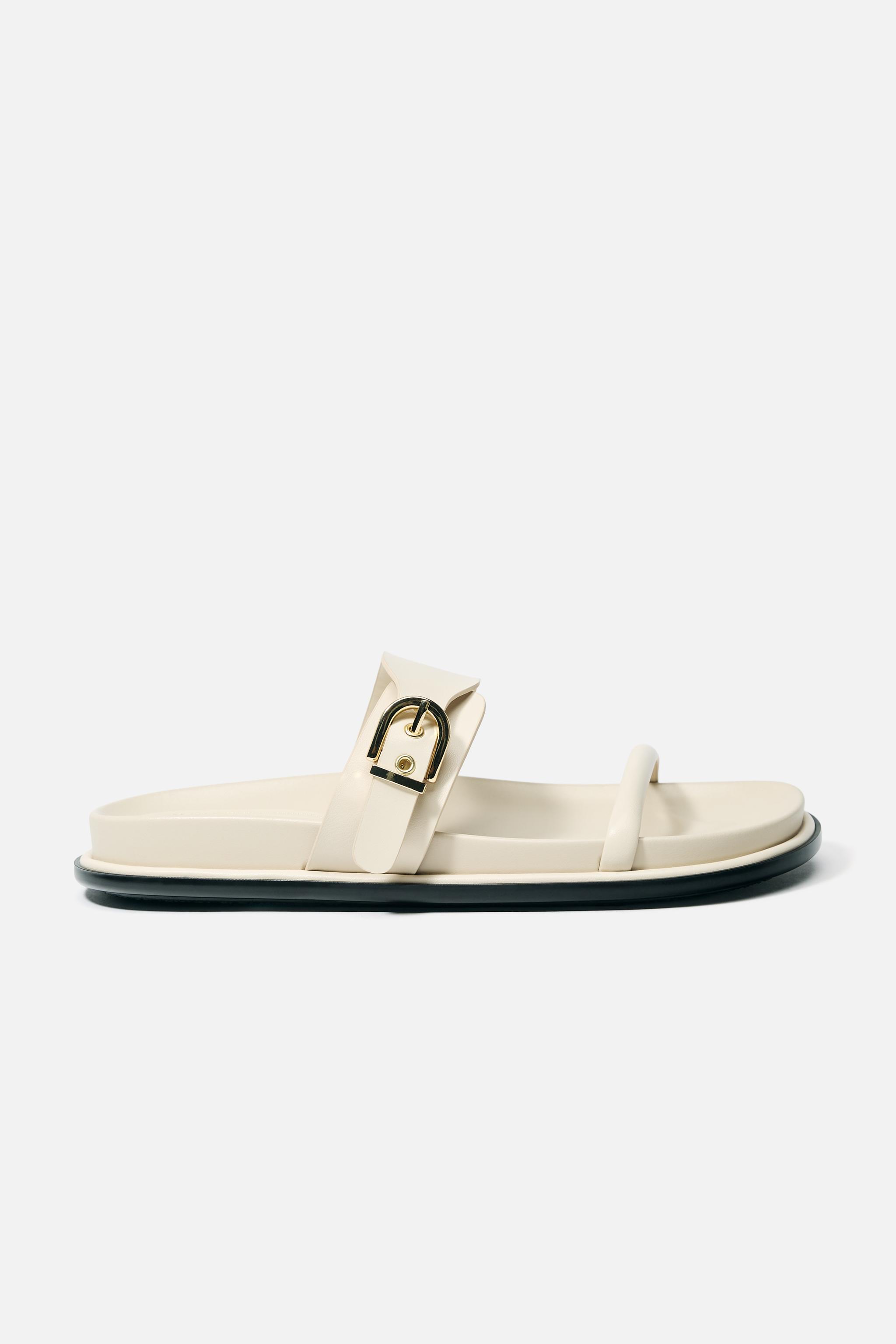 Women's Silver Sandals | ZARA United States Women's Silver Sandals | ZARA United States