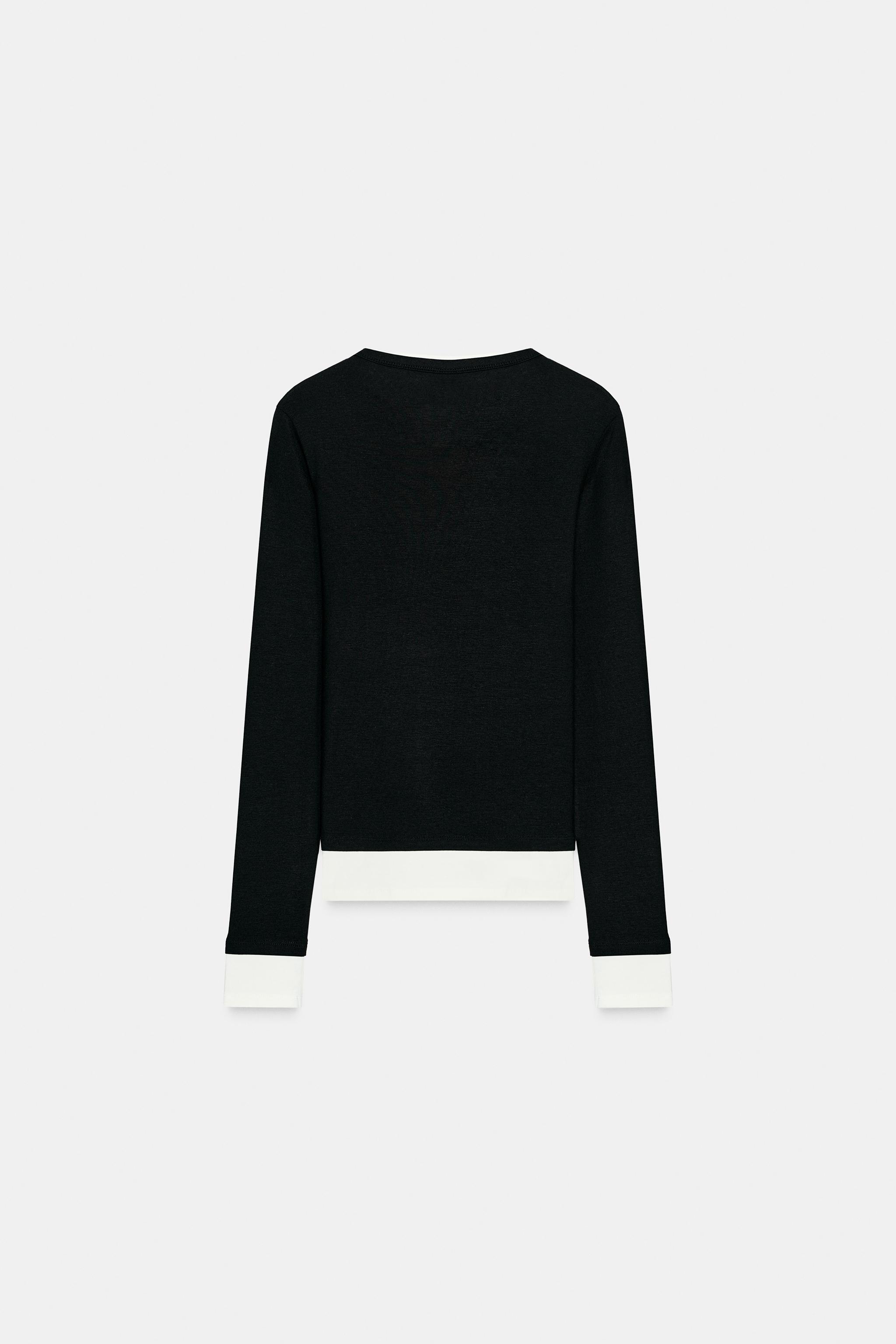 ÇİFT KONTRAST T-SHIRT - Görsel 6