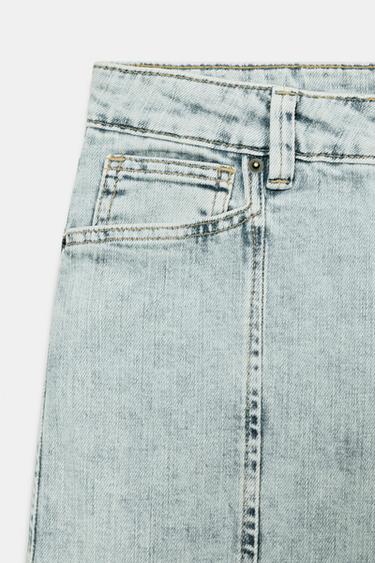 JEANS ZW COLLECTION CAPRI TAILLE NORMALE - Bleu clair de Zara - Image 6