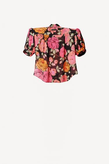 WILLY CHAVARRIA X ZARA FLORAL SHOULDER PAD BLOUSE - Various by Zara - Image 4