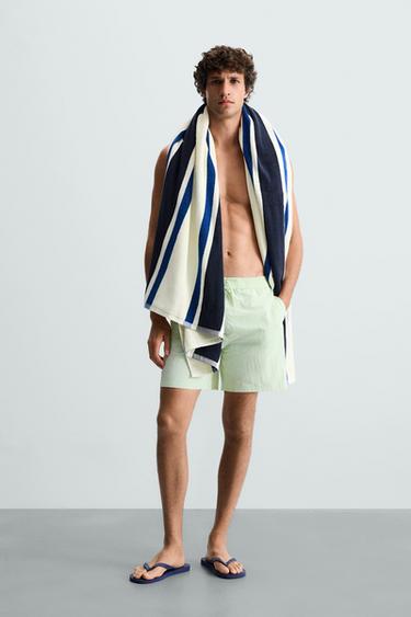 BAÑADOR LARGO - Verde agua de Zara - Imagen 0