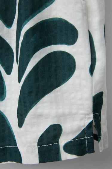 PRINTED BERMUDA SHORTS - Green by Zara - Image 3