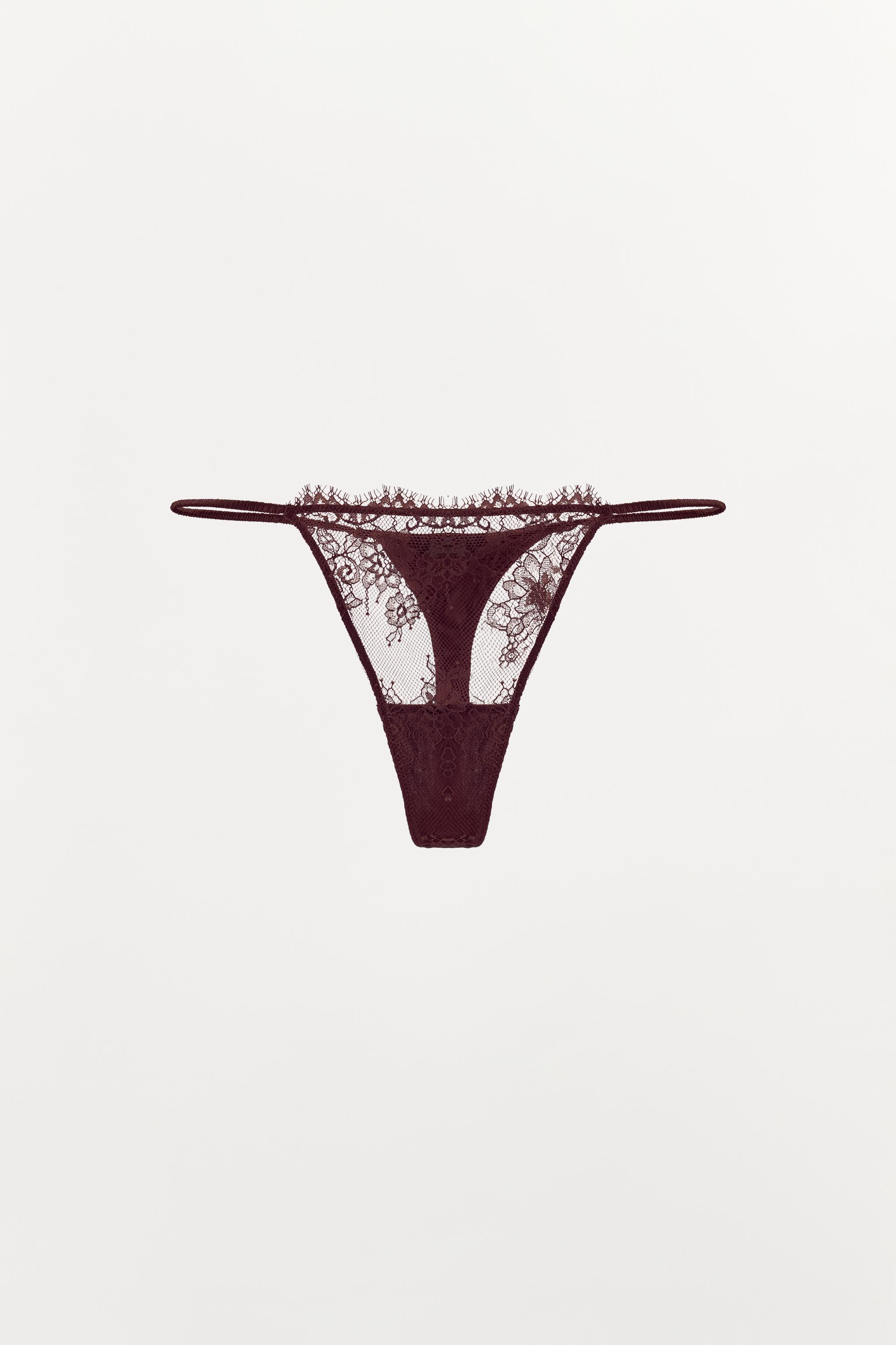 Zara Dantelli Tanga görsel 4