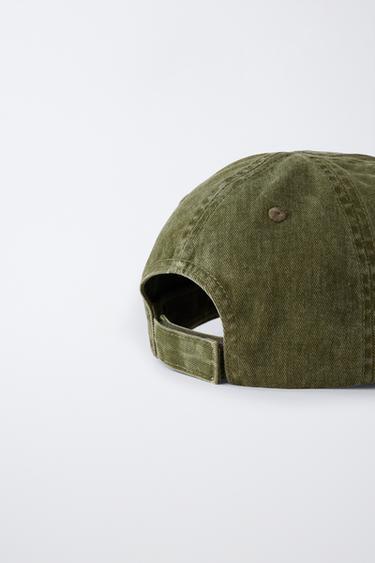 STORIESZ - CASQUETTE EFFET DÉLAVÉ EN COTON - Vert de Zara - Image 2