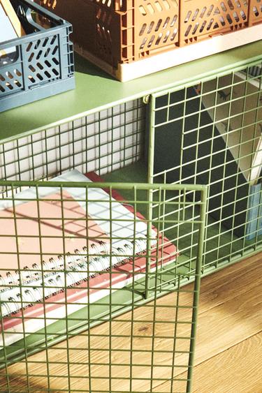 ESTANTERÍA INFANTIL METAL CON PUERTAS - Verde de Zara - Imagen 0