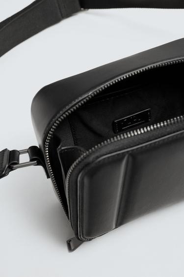 SEMI-RIGID CROSSBODY BAG - Black by Zara - Image 3