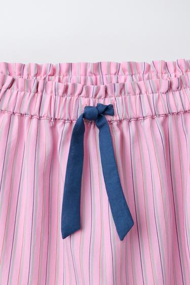 STRIPED TROUSERS - Pink by Zara - Image 2