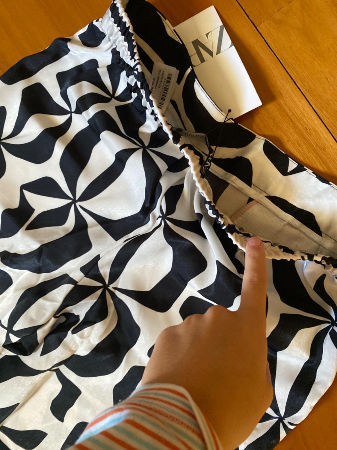SATIN PRINT TROUSERS - Image 7