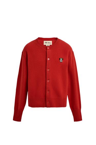 MINNIE MOUSE PATCH CARDIGAN HARRY LAMBERT FOR ZARA X DISNEY