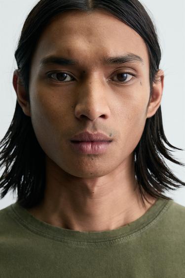 RELAXED FIT MERMAID PRINT T-SHIRT - Mid-green by Zara - Image 4