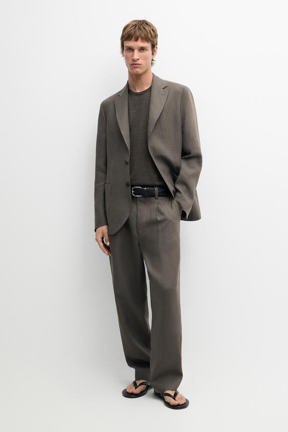 Linen suit trousers from Zara - $200