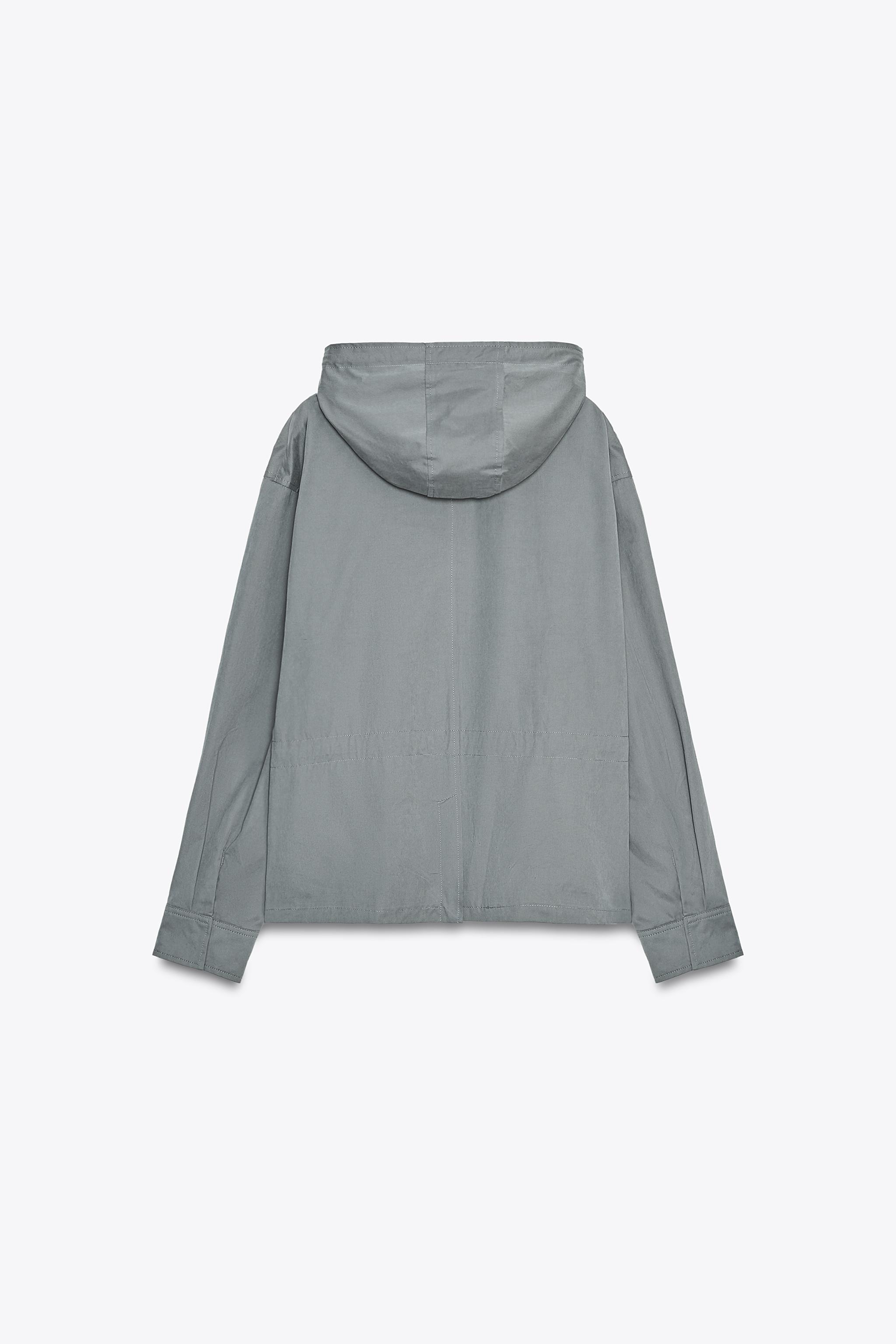 HOODED JACKET - Mid-gray | ZARA Mexico