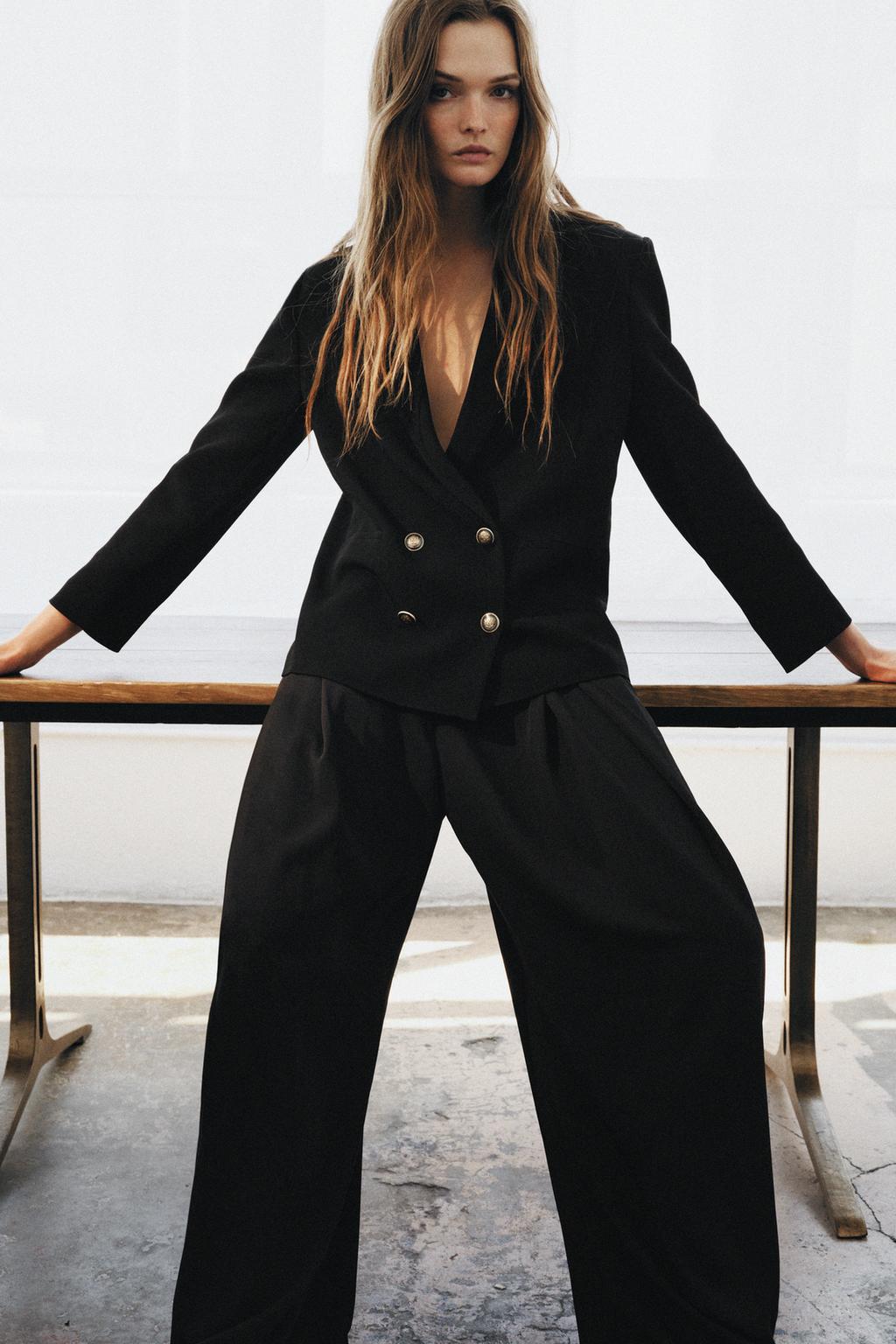 ZW COLLECTION STRAIGHT BUTTON BLAZER - image 2