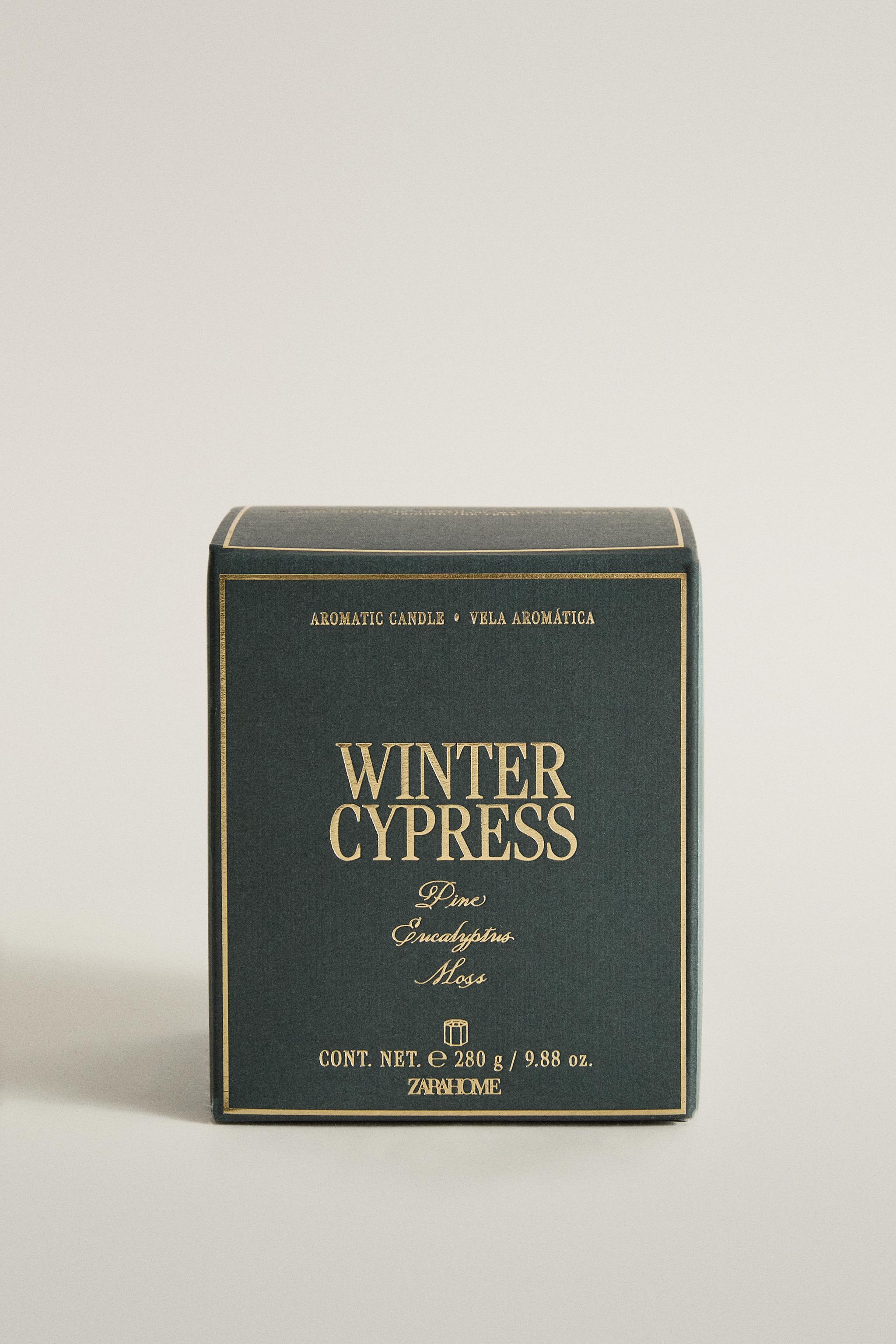G) WINTER CYPRESS SCENTED CANDLE