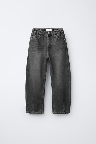 RELAXED balloon JEANS - Mid-grey by Zara