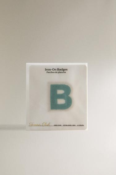 THERMO-ADHESIVE LETTER B PATCH - Blue by Zara - Image 4