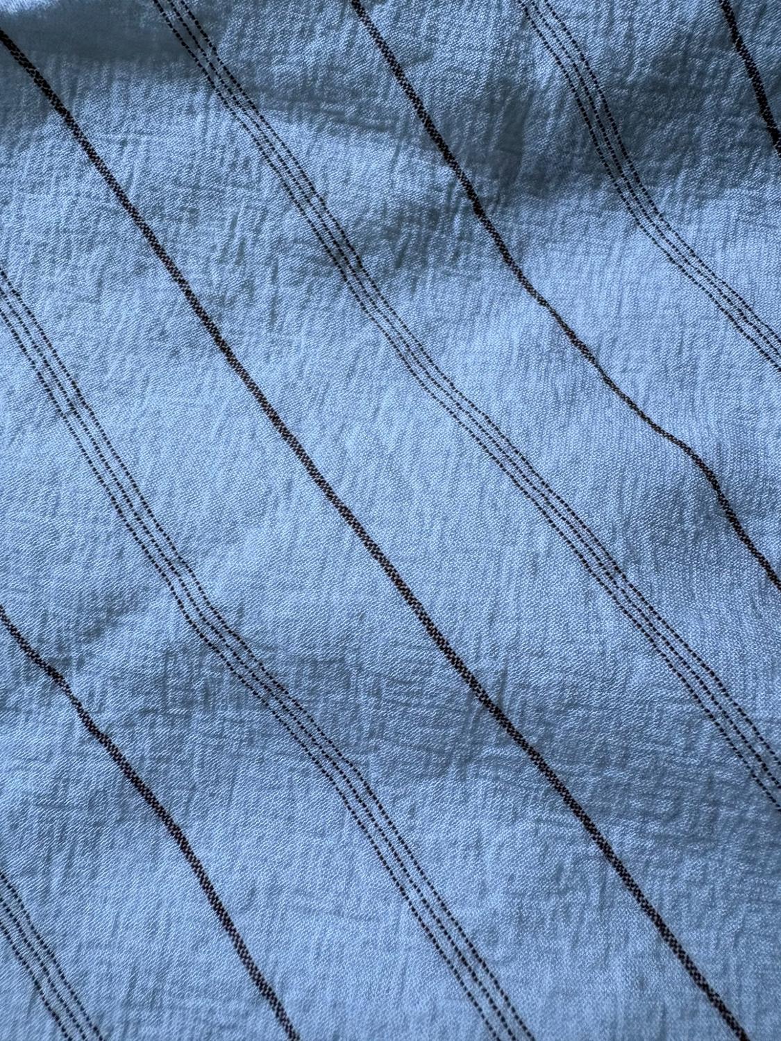 DRAPED SKIRT WITH STRIPES - Image 4