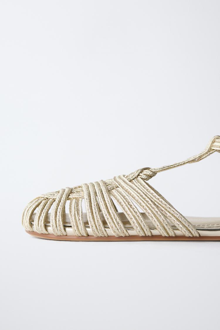 Sandalias metálicas de rejilla 6