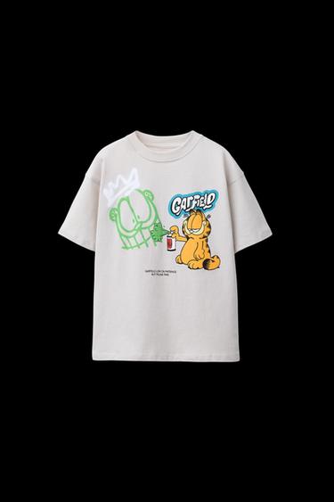 Zara GARFIELD © PAWS INC T-SHIRT - Pearl gray - Image 0