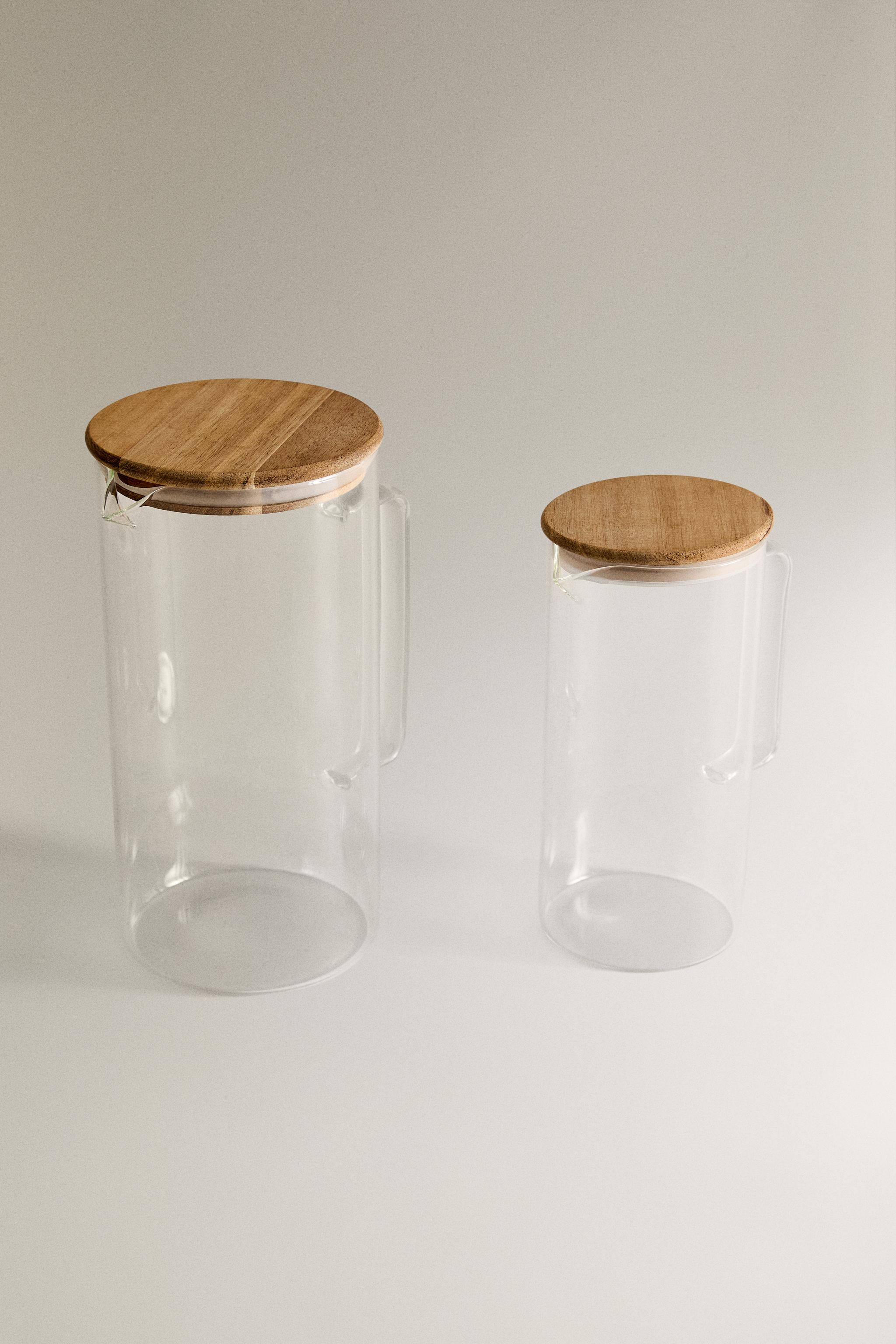 BOROSILICATE GLASS PITCHER WITH LID - Transparent | ZARA United States