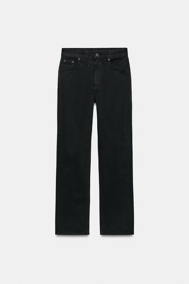 JEANS ZW COLLECTION TIRO MEDIO - Negro de Zara - Imagen 0