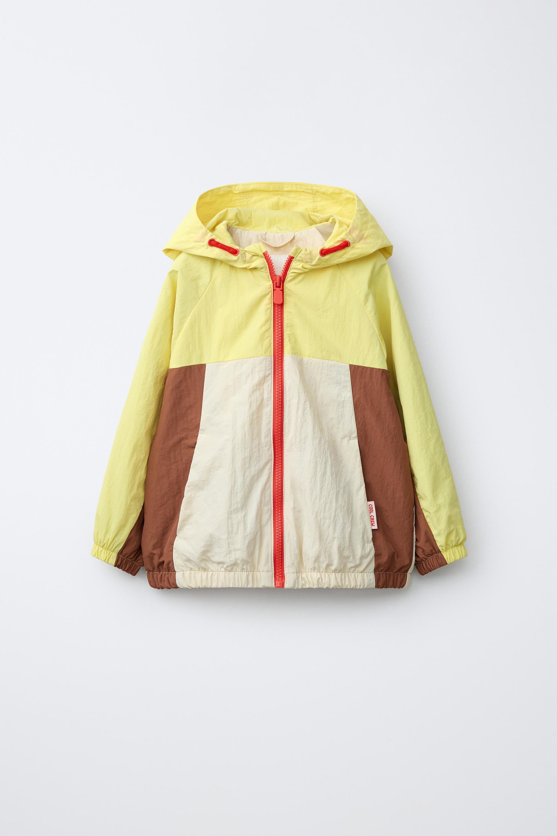 Lightweight Colour Block Raincoat