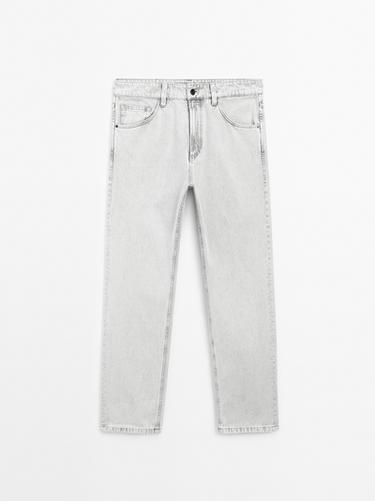 Jeans relaxed fit - Gris antracita de Zara