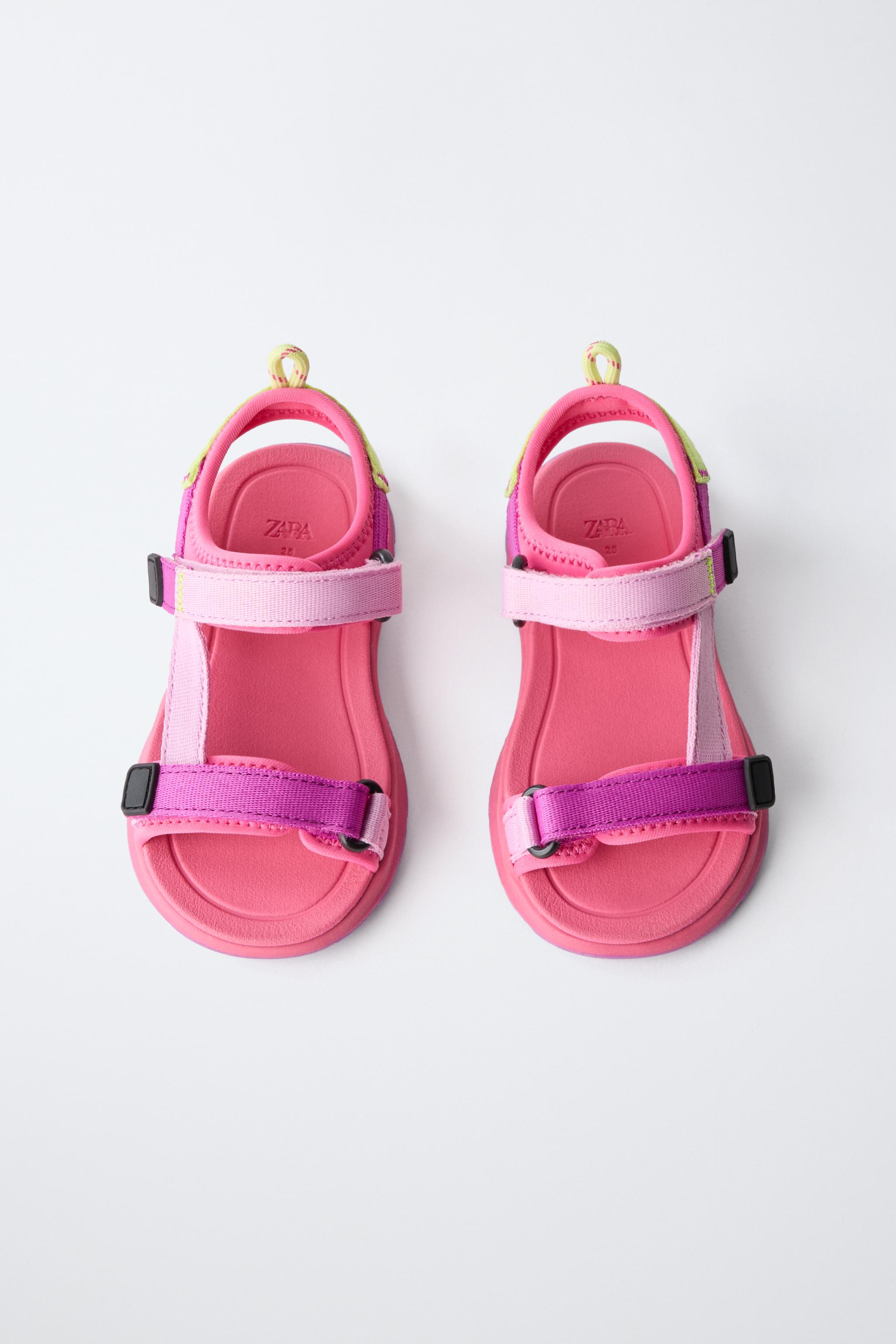 Детские сандалии Zara MULTICOLOR TECHNICAL SANDALS — фото 6