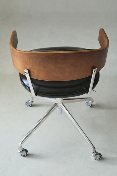 CHAISE DE BUREAU À ROULETTES - Noir de Zara - Image 8