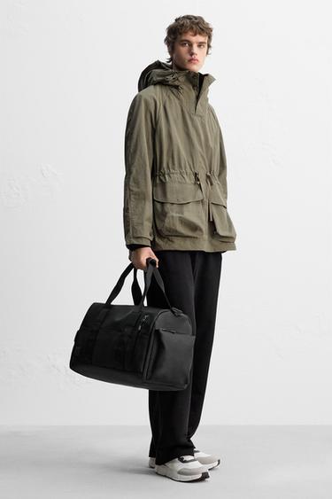 RUBBERISED TRAVEL BAG - Black by Zara - Image 0