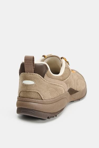 TREKKING STYLE TRAINERS - Brown by Zara - Image 6