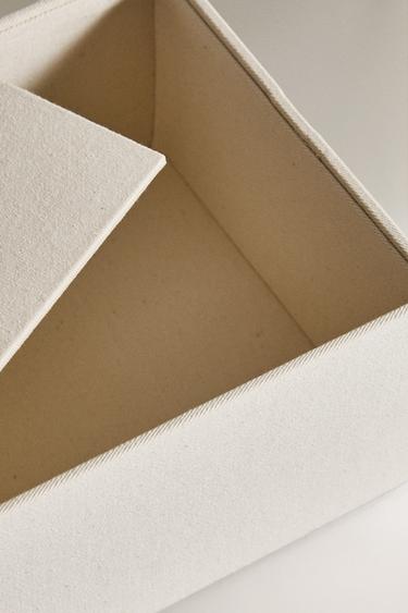 ORGANISER BOX WITH LID - Light beige de Zara - Image 2