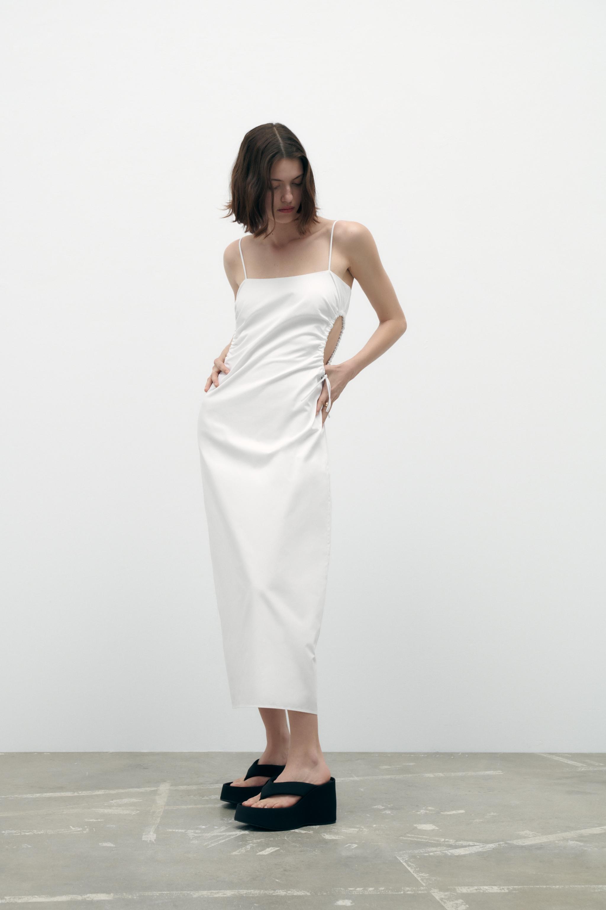 Vestido 2024 zara branco