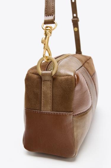 SAC PORTÉ ÉPAULE PATCHWORK - Multicolore de Zara - Image 3