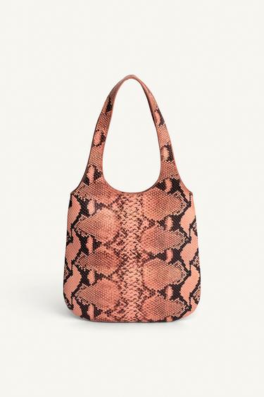 LEREN MINISHOPPER MET RELIËF IN LIMITED EDITION - 1-611 van Zara