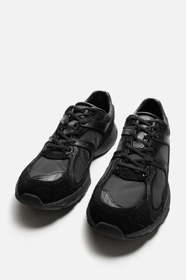 BASKETS MONOCHROMES - Noir de Zara - Image 6