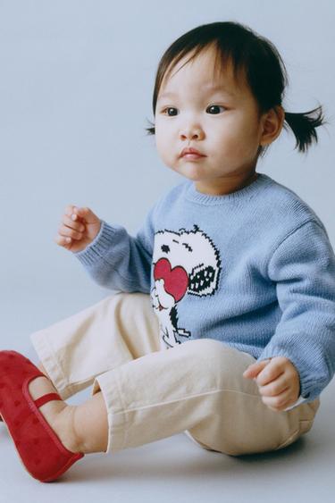 JERSEY PUNTO SNOOPY PEANUTS™ - Azul claro de Zara