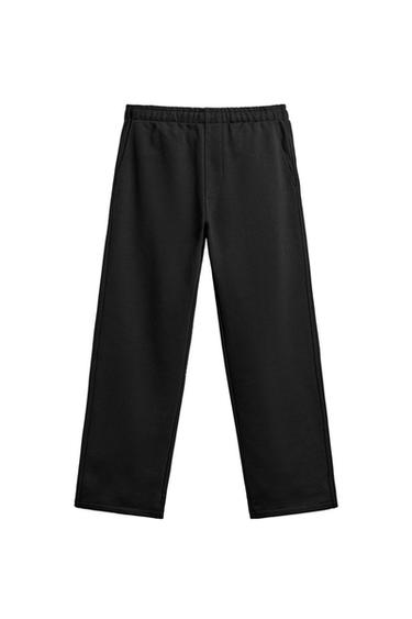 PANTALÓN JOGGER HEAVYWEIGHT REGULAR FIT ORIGINS - Negro de Zara