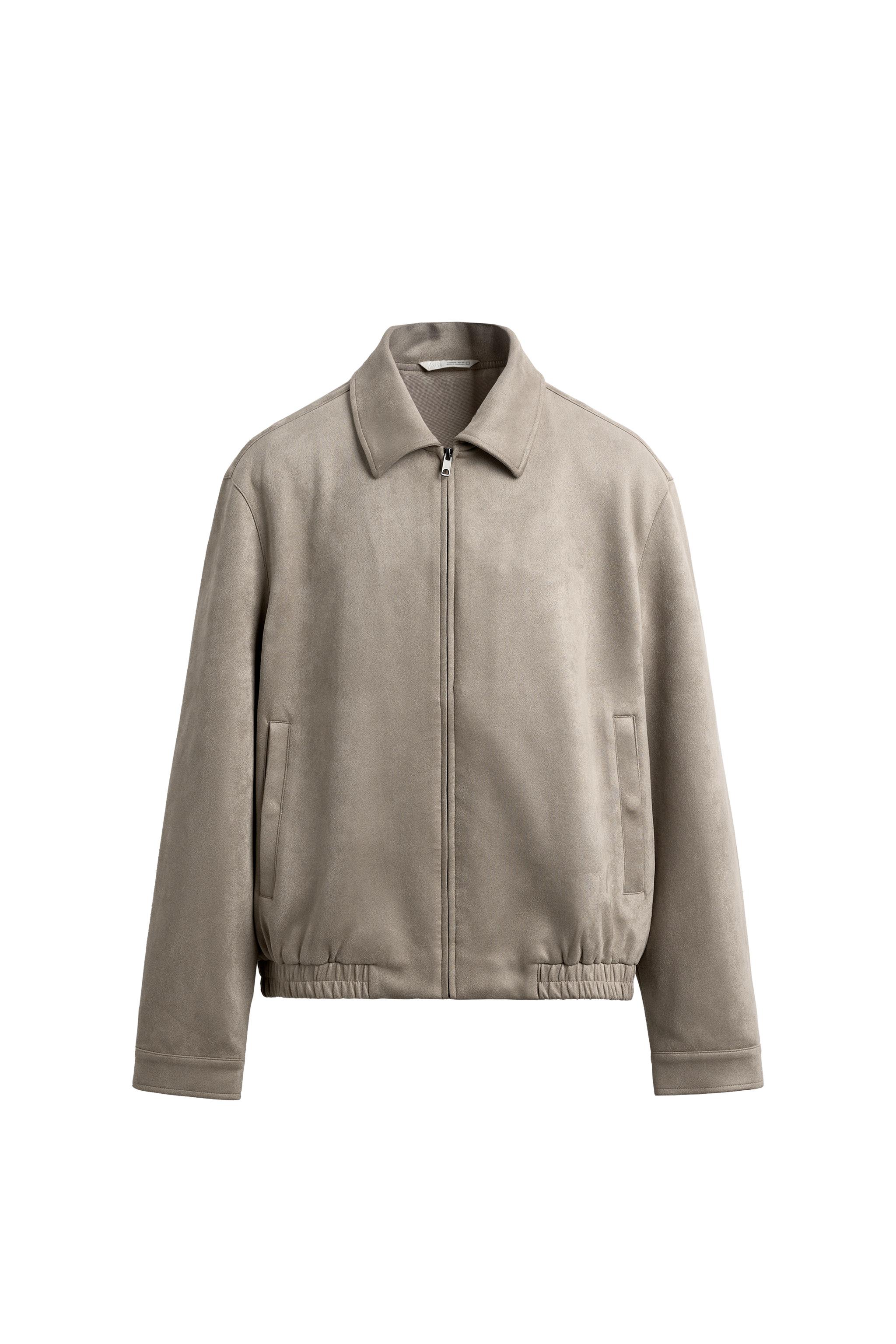 フェイクスエードジャケット - コニャック | ZARA Japan / 日本