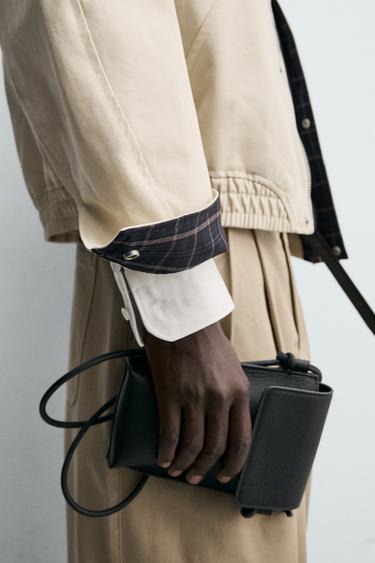 BLOUSON COL CONTRASTE - Crème de Zara - Image 7