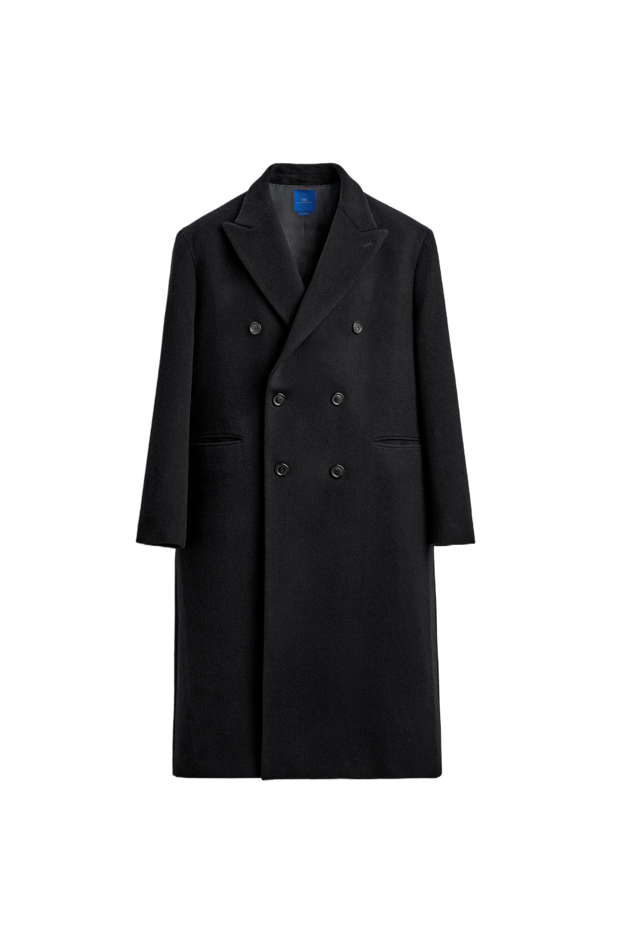 AARON LEVINE X ZARA YÜN KARIŞIMLI KRUVAZE KABAN