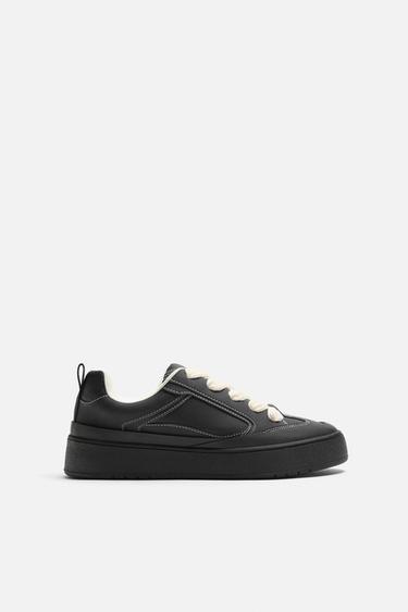 SKATE TRAINERS - Black by Zara