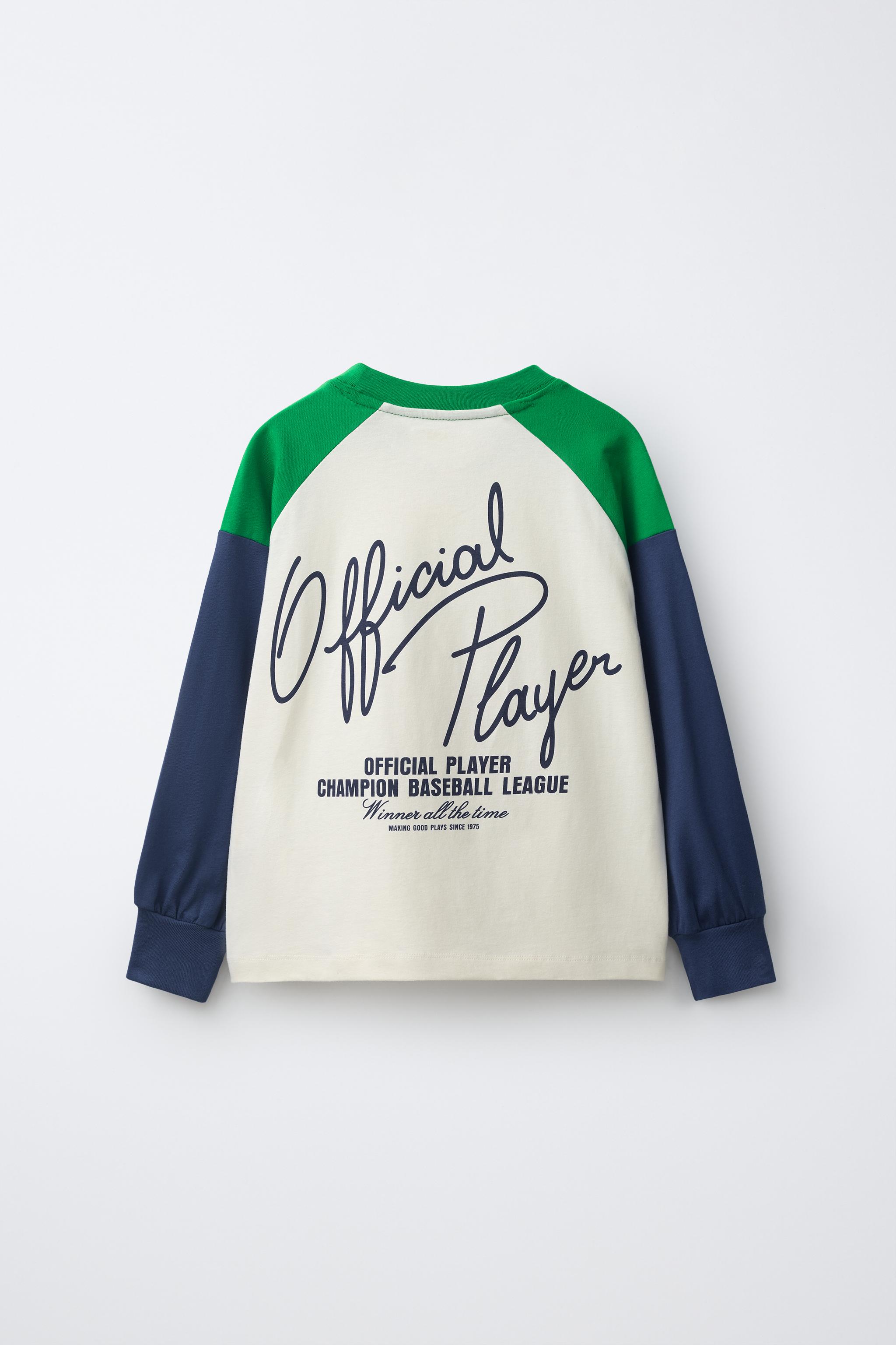 Детские футболки Zara COLOR BLOCK GRAPHIC T-SHIRT — фото 3