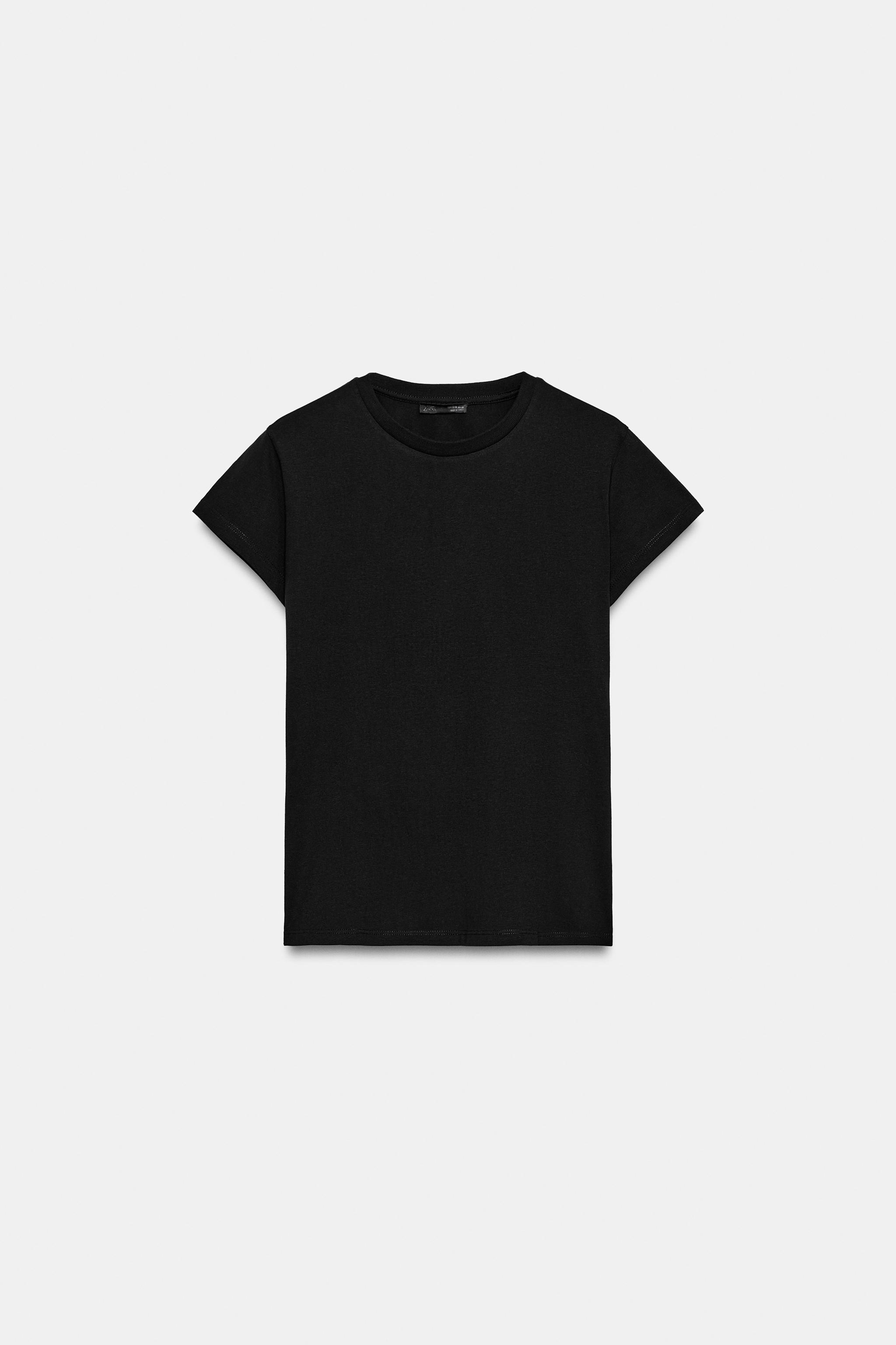 Женские футболки Zara BACK CORSET T-SHIRT — фото 4