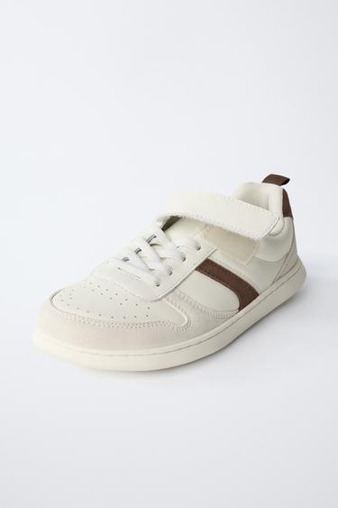 TENNIS BAREFOOT EN CUIR - Blanc écru de Zara - Image 5