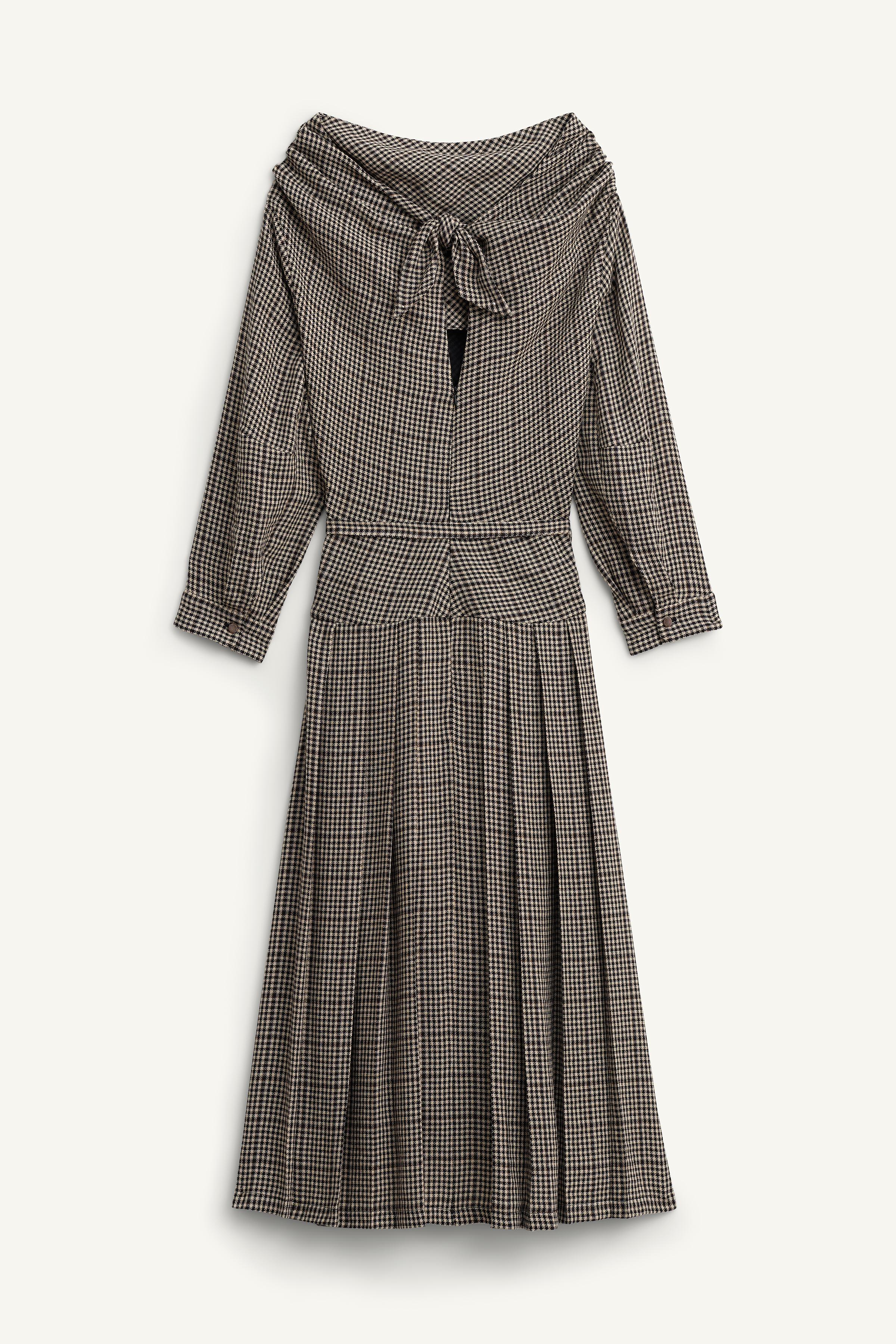 PLAID PLEATED DRESS LIMITED EDITION