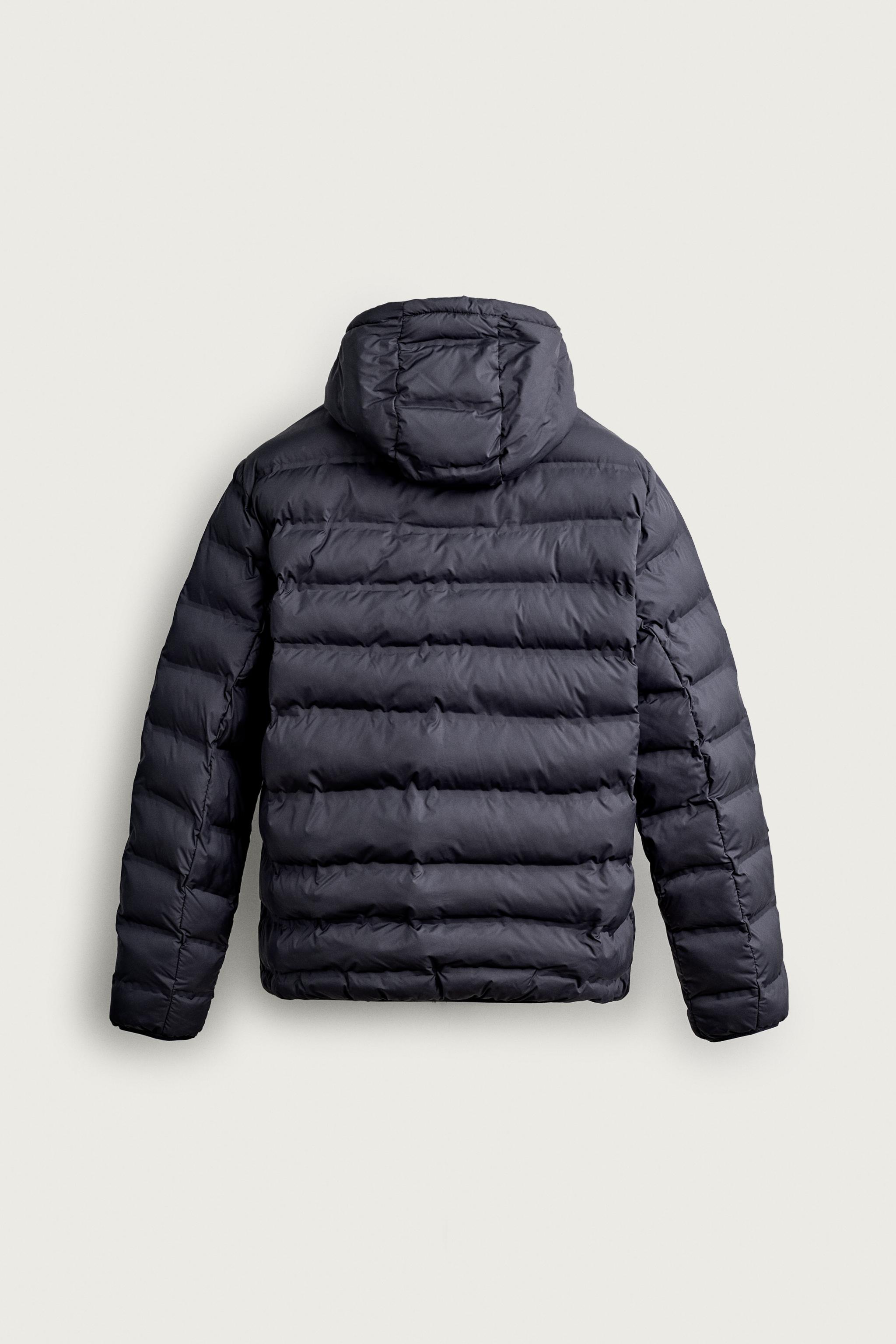 WATER-REPELLENT LIGHTWEIGHT QUILTED JACKET — navy